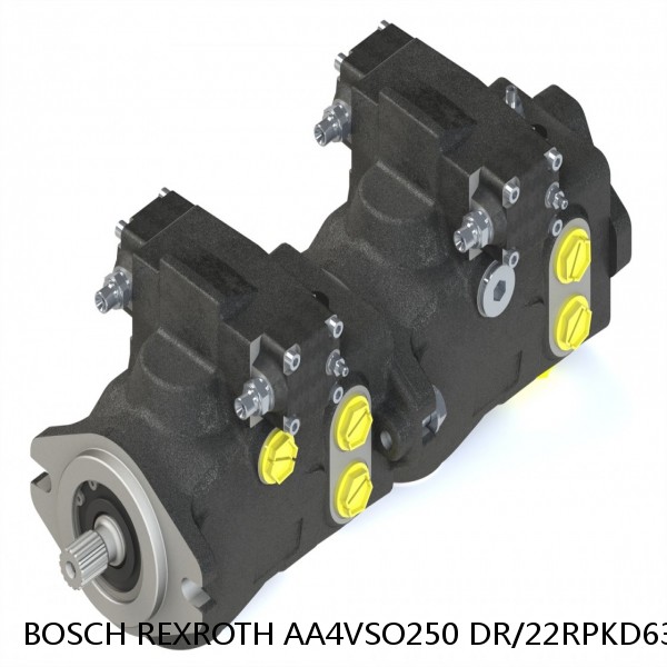AA4VSO250 DR/22RPKD63NOO-SO62 BOSCH REXROTH A4VSO Variable Displacement Pumps