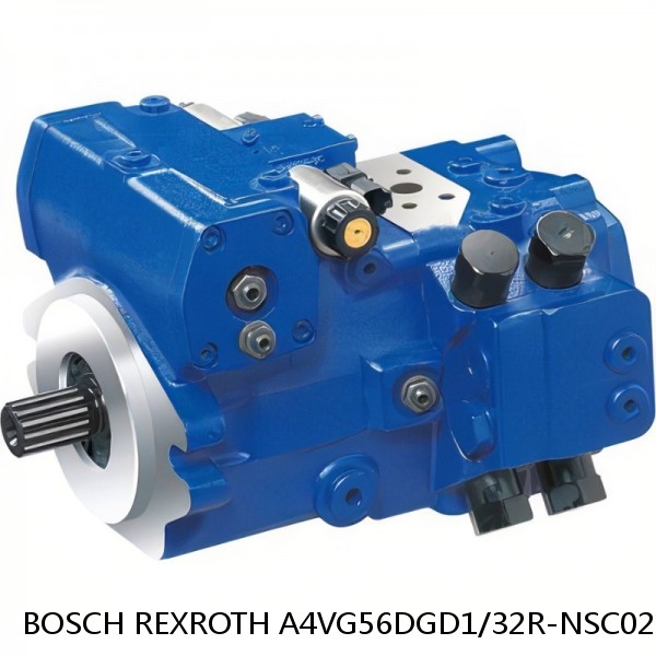 A4VG56DGD1/32R-NSC02F015S-S BOSCH REXROTH A4VG Variable Displacement Pumps