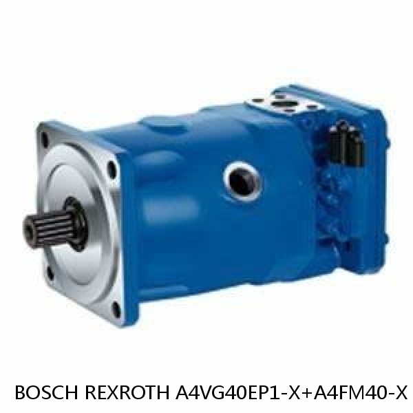 A4VG40EP1-X+A4FM40-X BOSCH REXROTH A4VG Variable Displacement Pumps