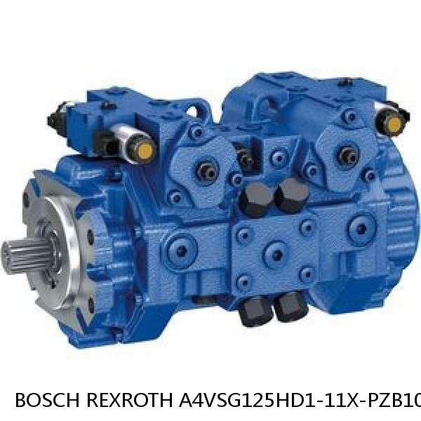 A4VSG125HD1-11X-PZB10K349N BOSCH REXROTH A4VSG Axial Piston Variable Pump