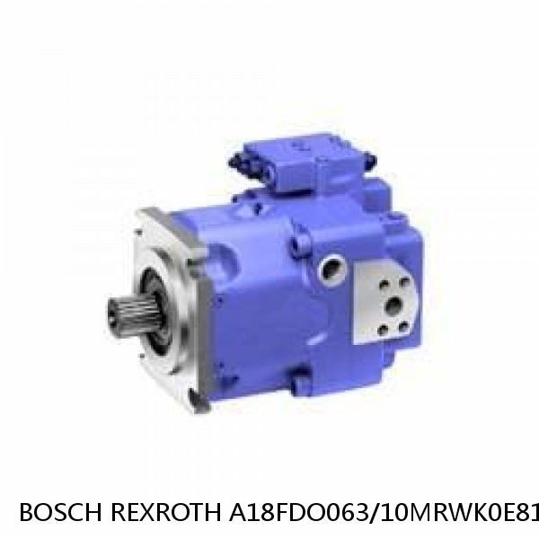 A18FDO063/10MRWK0E81- BOSCH REXROTH A18VO Axial Piston Pump #1 small image