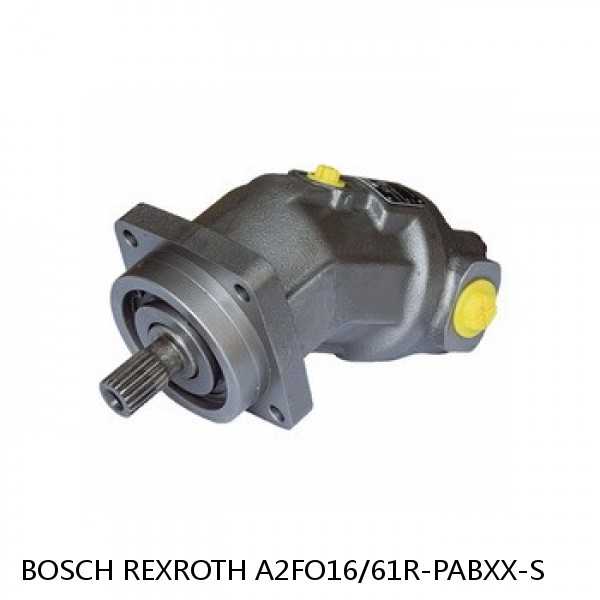 A2FO16/61R-PABXX-S BOSCH REXROTH A2FO Fixed Displacement Pumps