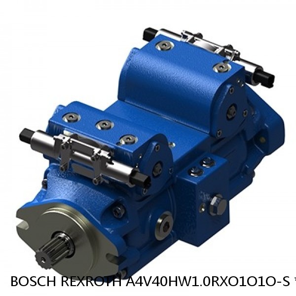 A4V40HW1.0RXO1O1O-S *G* BOSCH REXROTH A4V Variable Pumps #1 image