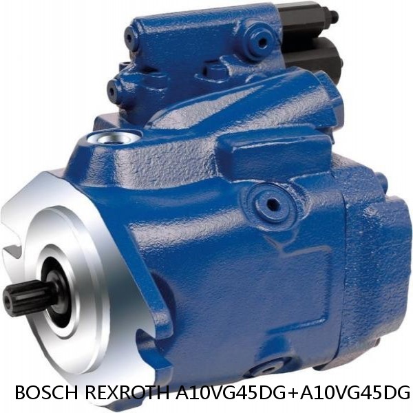 A10VG45DG+A10VG45DG BOSCH REXROTH A10VG Axial piston variable pump #1 image