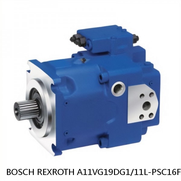 A11VG19DG1/11L-PSC16F011S -S BOSCH REXROTH A11VG Hydraulic Pumps #1 image