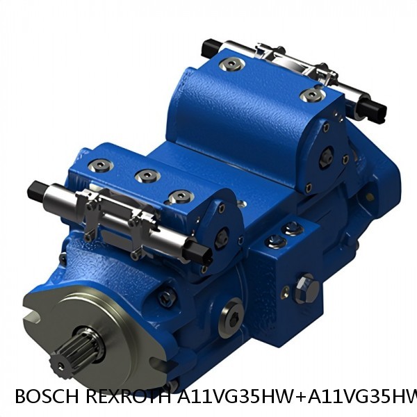A11VG35HW+A11VG35HW BOSCH REXROTH A11VG Hydraulic Pumps #1 image