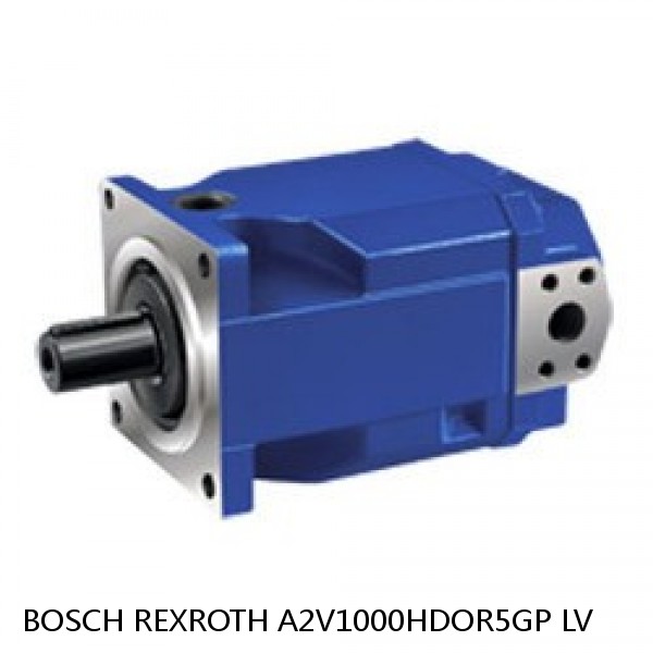 A2V1000HDOR5GP LV BOSCH REXROTH A2V Variable Displacement Pumps #1 image
